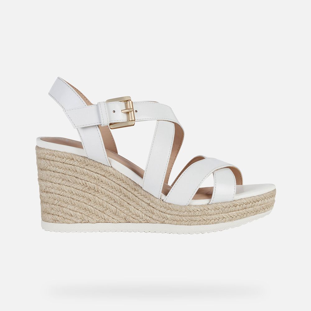 Sandalias Geox Senhora Branco - Ponza - NEKVQ2693